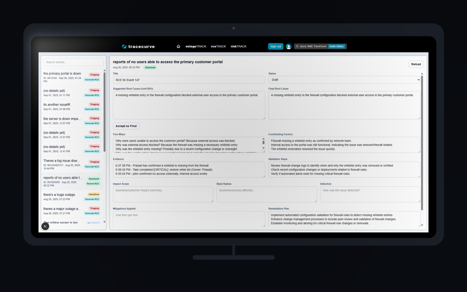 TraceCurve gallery image