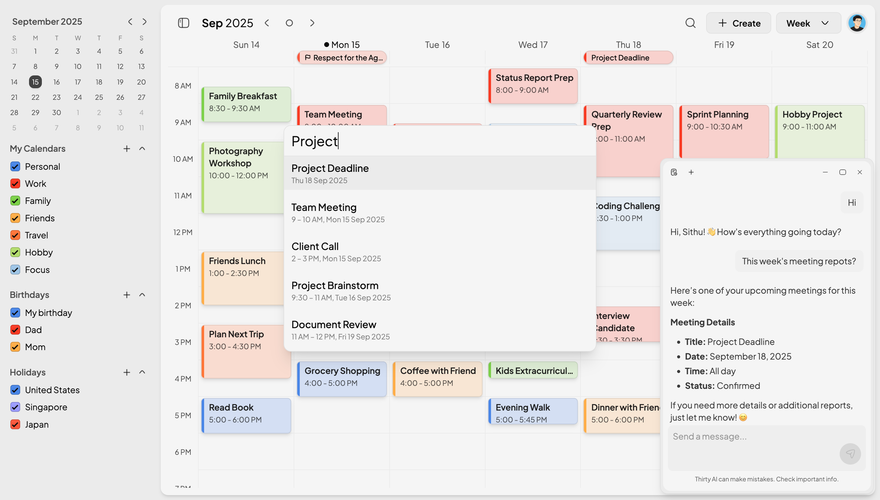 Média Trente calendrier - Le meilleur calendrier d'IA pour organiser votre travail et votre vie. 1