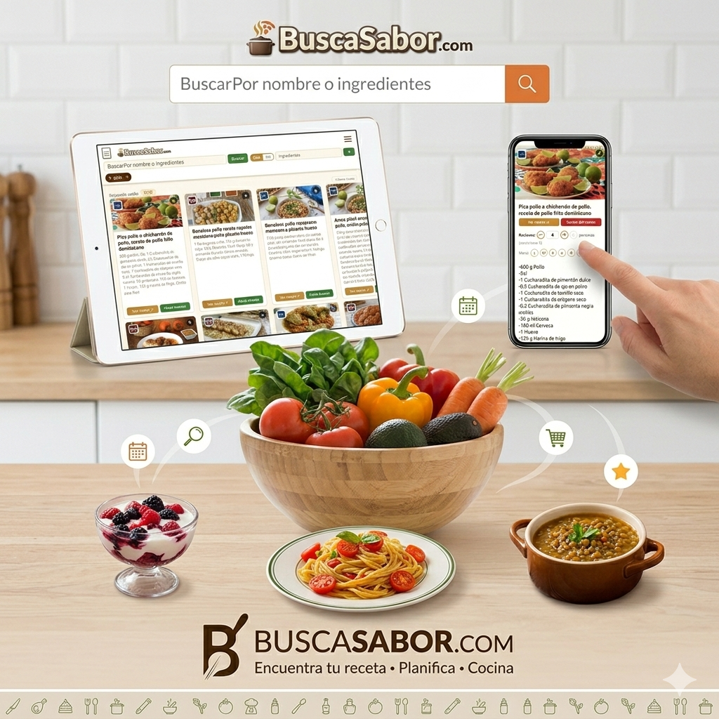 BuscaSabor - Screenshot 3 showing product features and functionality