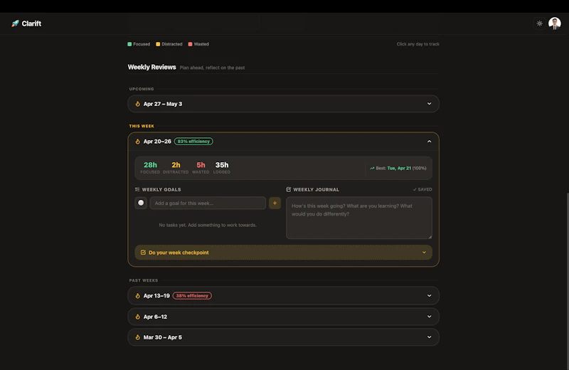 Clarift screenshot 10