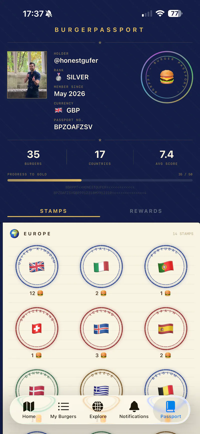 BurgerPassport screenshot 4