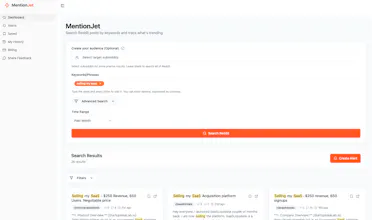 MentionJet: Reddit Mention Alerts gallery image