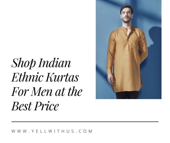 Buy Indian Ethnic Kurtas for Men Online gallery image