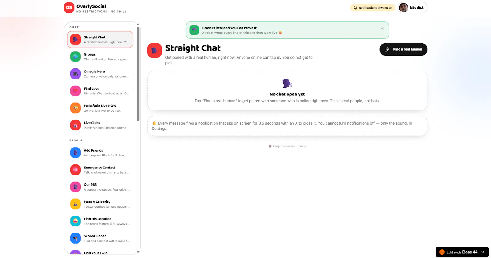 OverlySocialPeeps screenshot 2