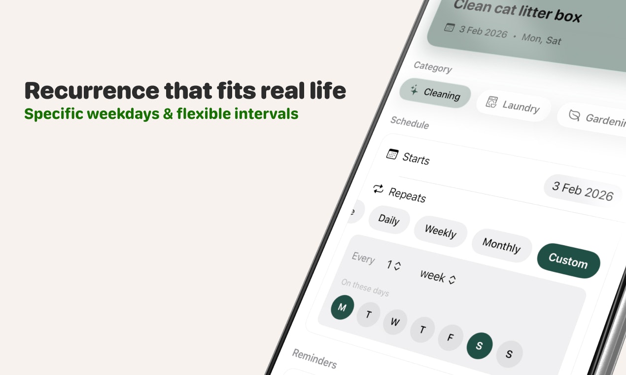 Chores - Screenshot 3 showing product features and functionality