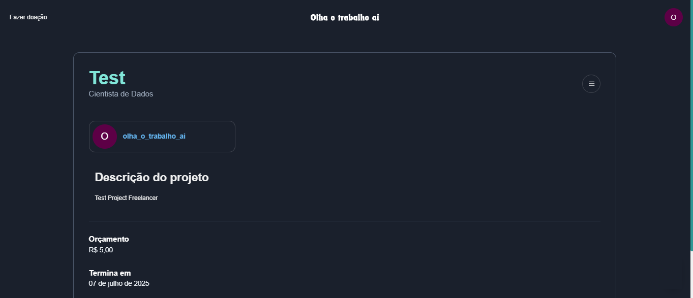 Média Olha o trabalho aí 3