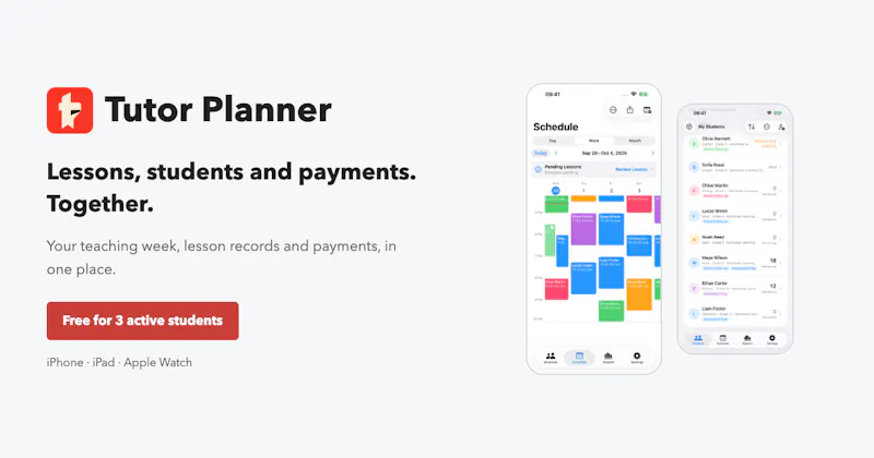 Tutor Planner screenshot 1