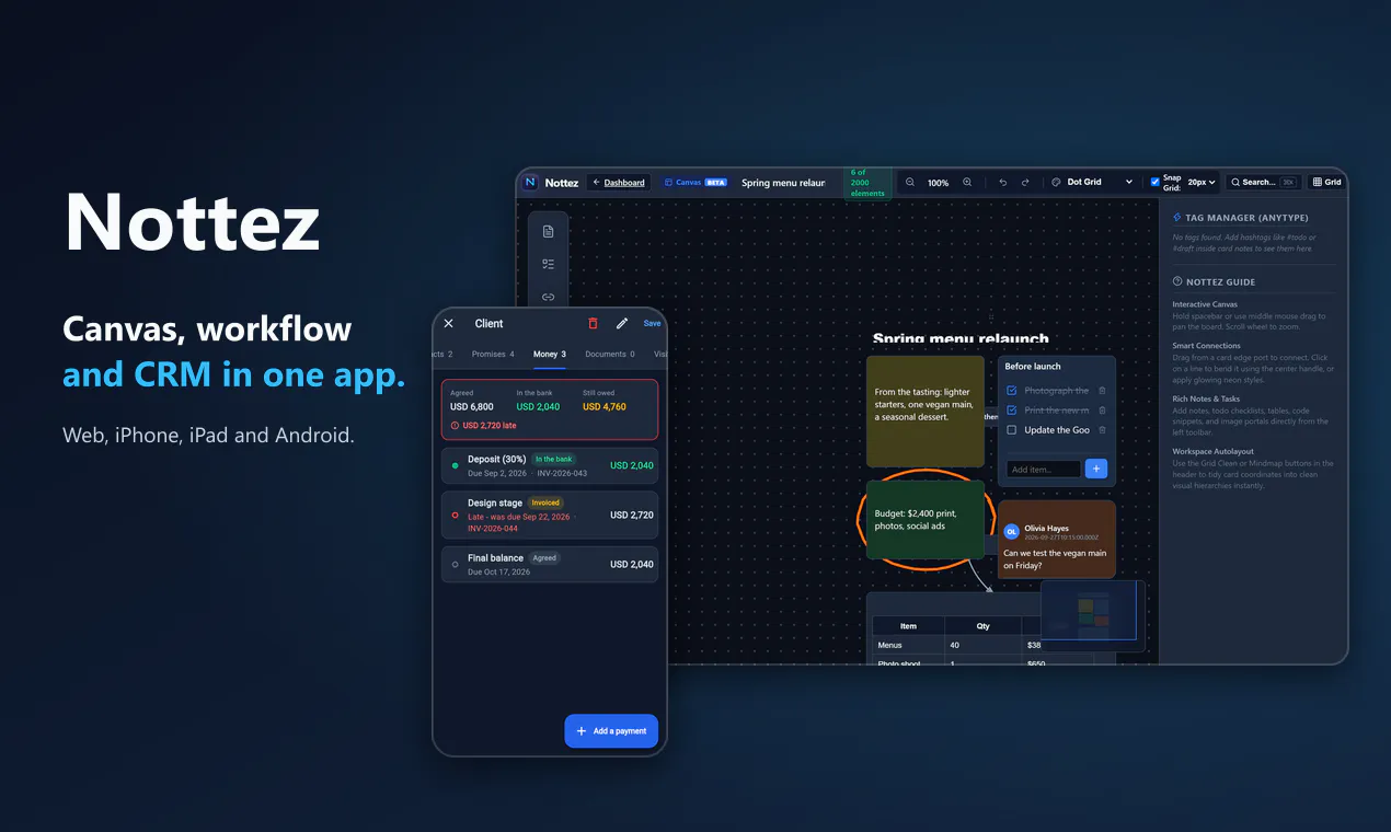 Nottez.app gallery image