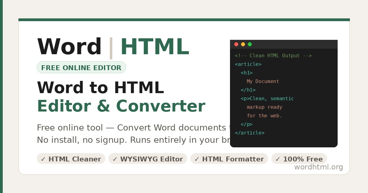 WordHTML gallery image