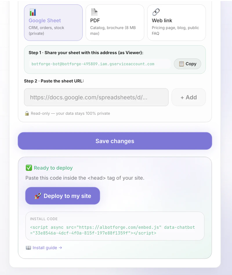 BotForge screenshot 4