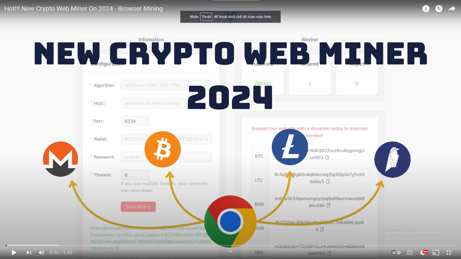 เริ่มการขุด crypto บนเบราว์เซอร์ของคุณ 2024 - Cryptocurrency ของฉันโดยตรงในเบราว์เซอร์ไม่มีการติดตั้ง media 4