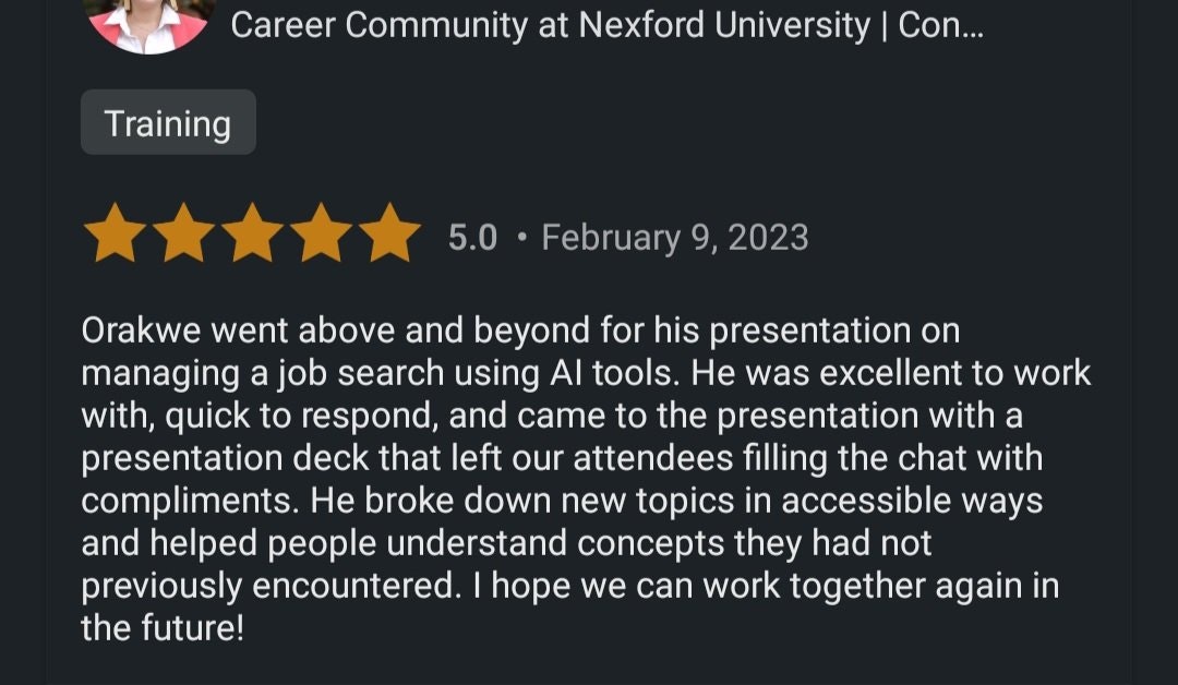 Applied Ai for business users 