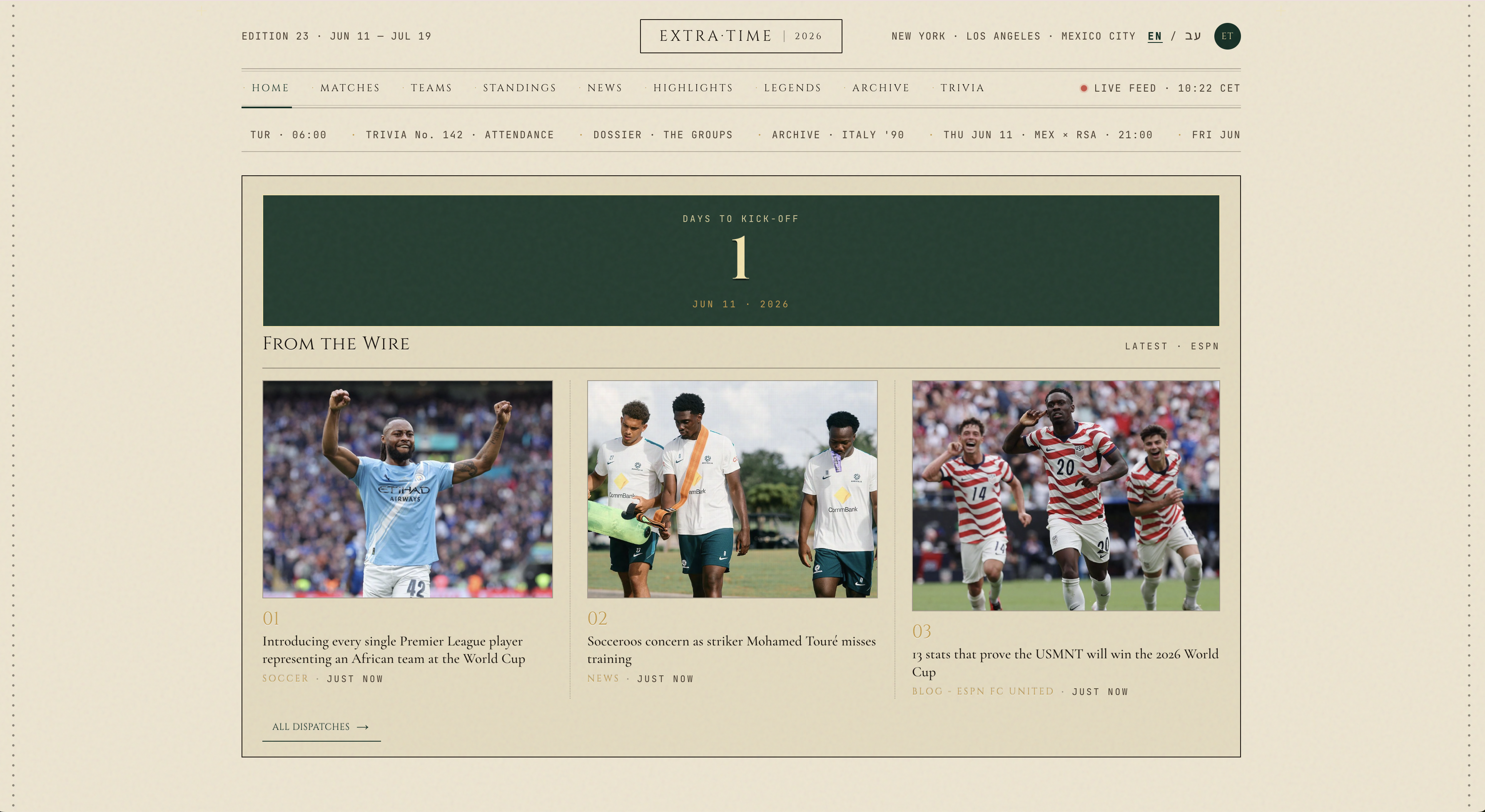 Extra Time 2026 gallery image