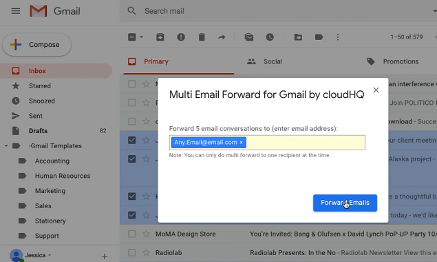Multi Email Forward by cloudHQ 2.0 Image