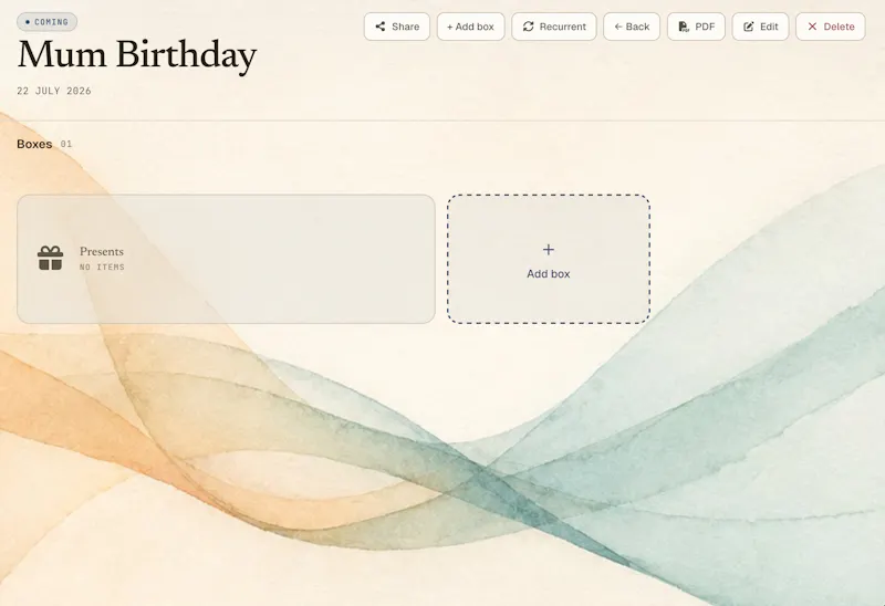 Tagenda screenshot 4