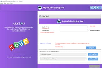 Zoho Backup Tool gallery image