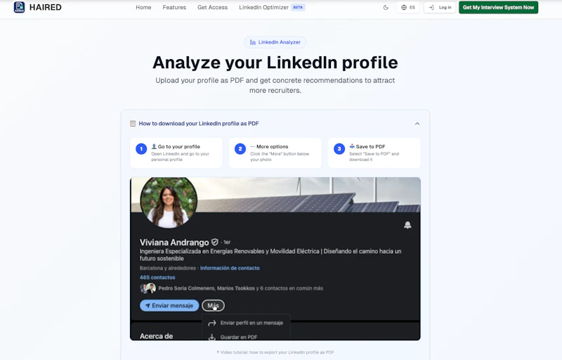 Haired - Your Resume, Made Easy with AI screenshot 3