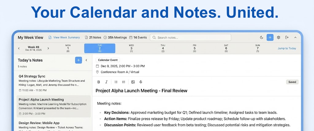 WeekLens - Weekly AI Notes gallery image