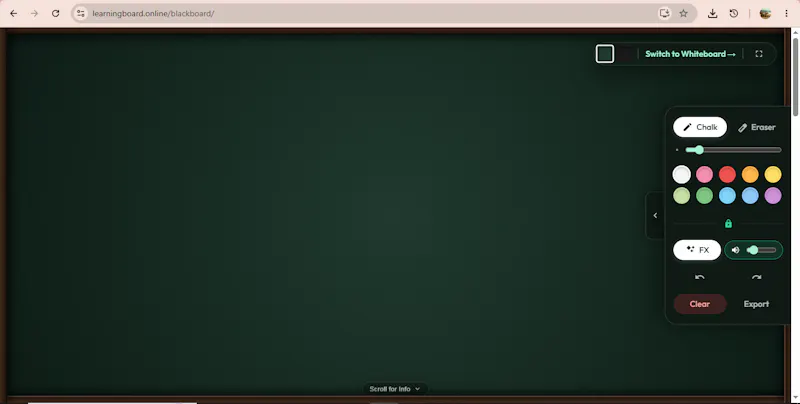 Online Learning Board screenshot 2