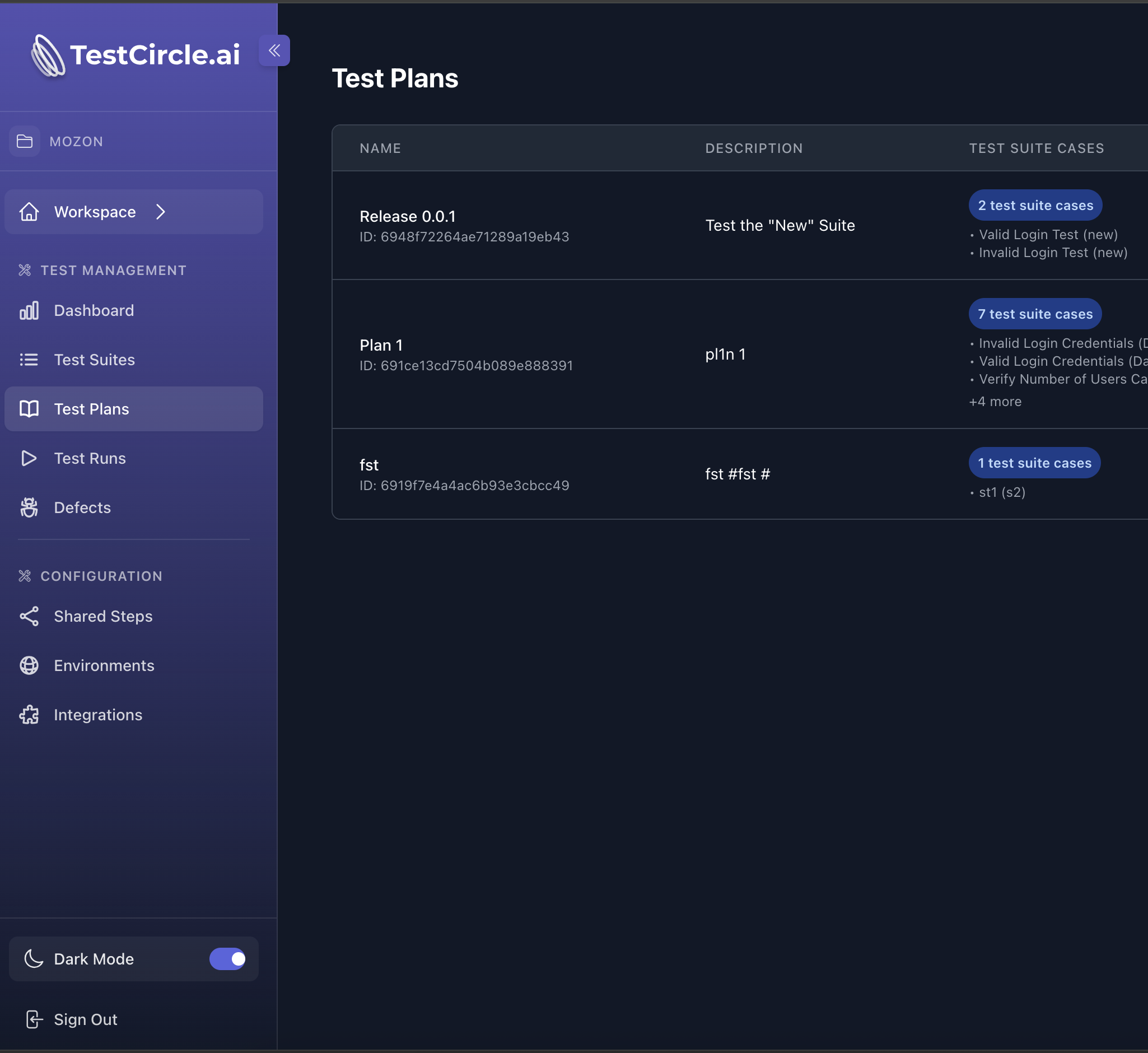 TestCircle - Screenshot 4 showing product features and functionality