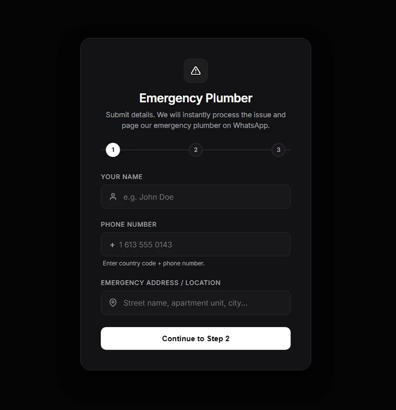 Plumber Triage screenshot 1