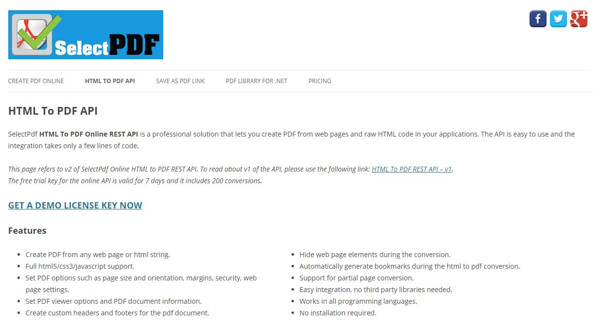 SelectPdf gallery image