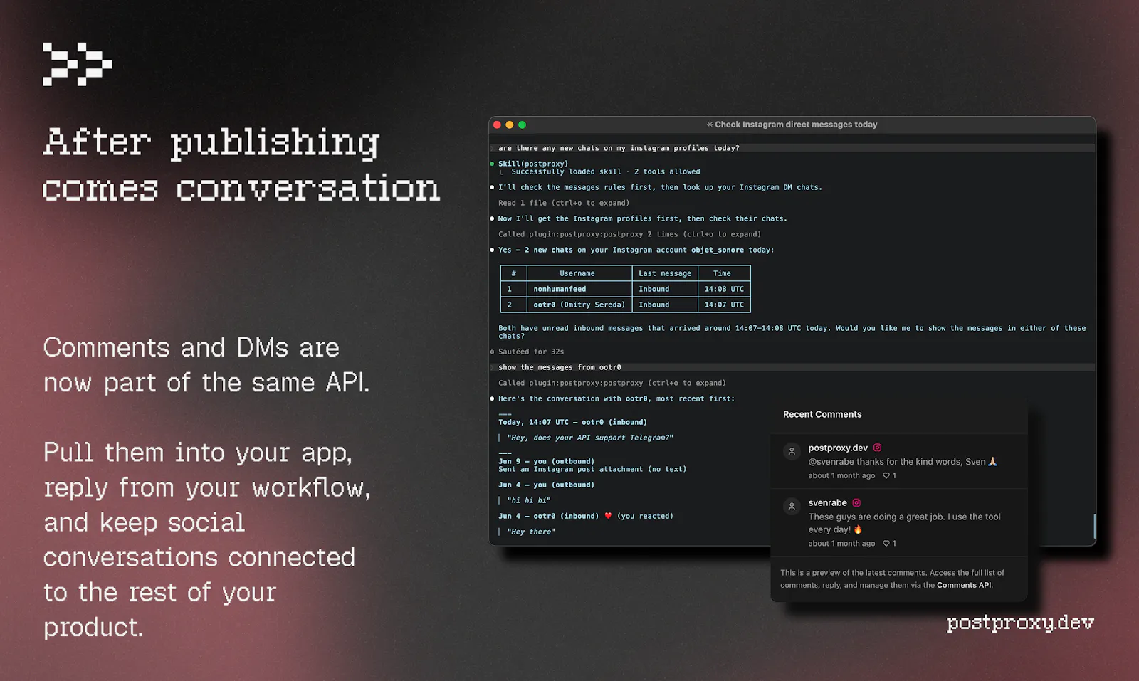 Postproxy - Engagement API screenshot 4
