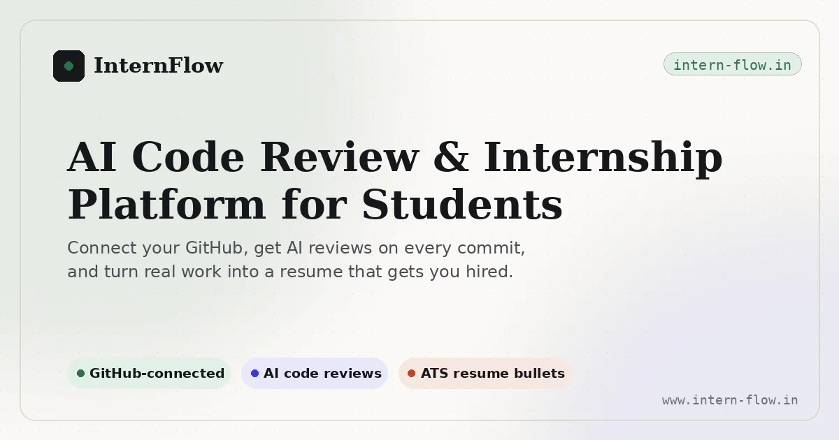 InternFlow 截图