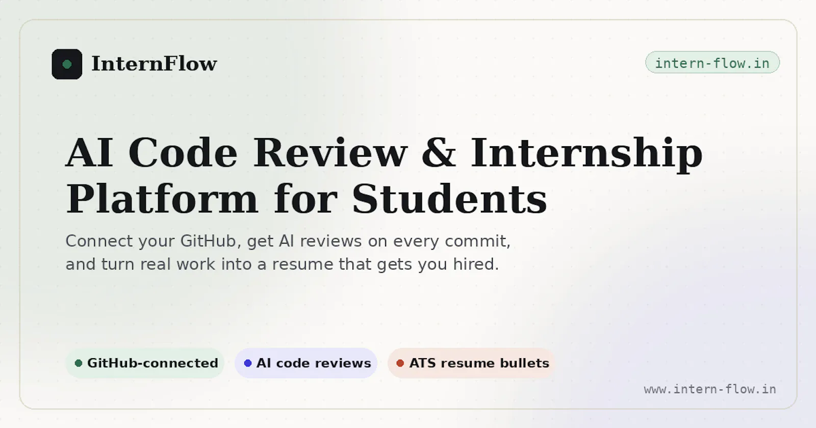 InternFlow screenshot 1