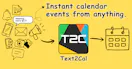 Text2Cal - Your AI Calendar Assistant