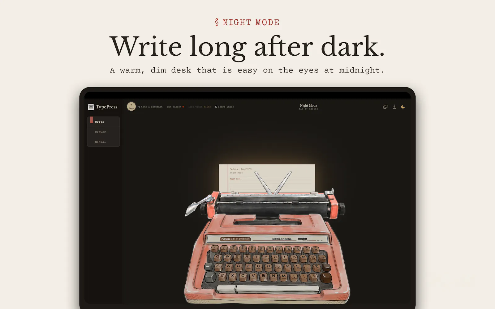 TypePress: Typewriter Writing screenshot 5