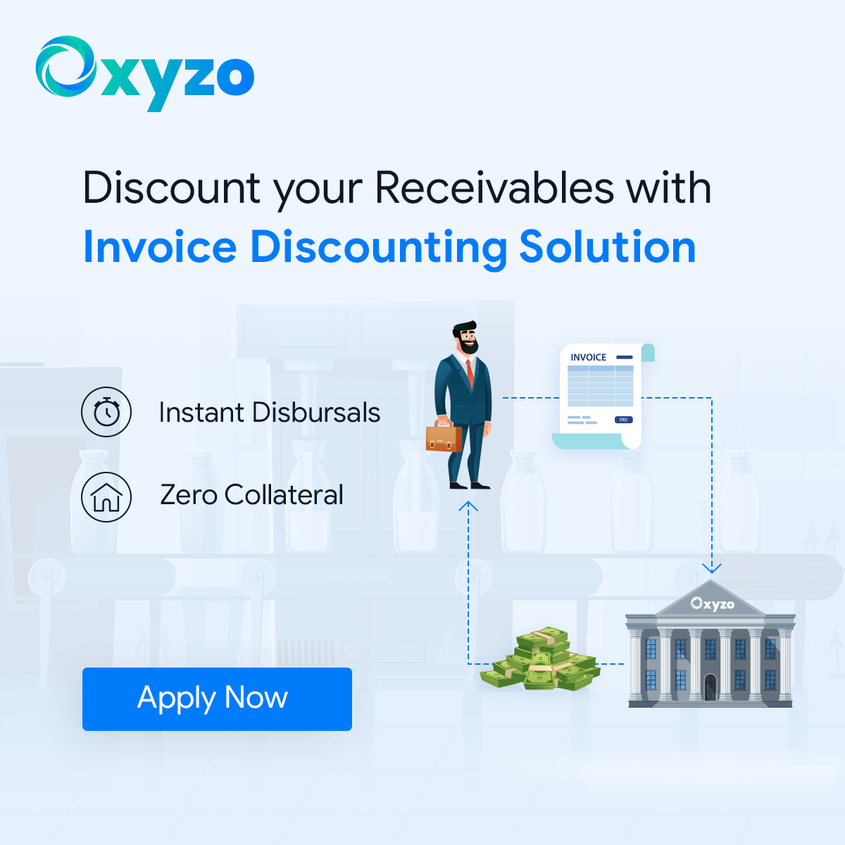 Oxyzo 송장으로 빠른 현금 흐름을 얻으십시오