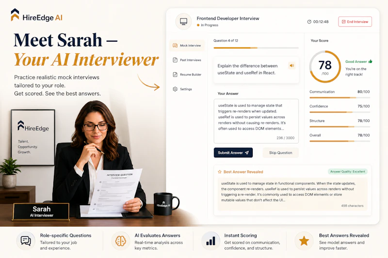 HireEdge AI - Interview Coach screenshot 1