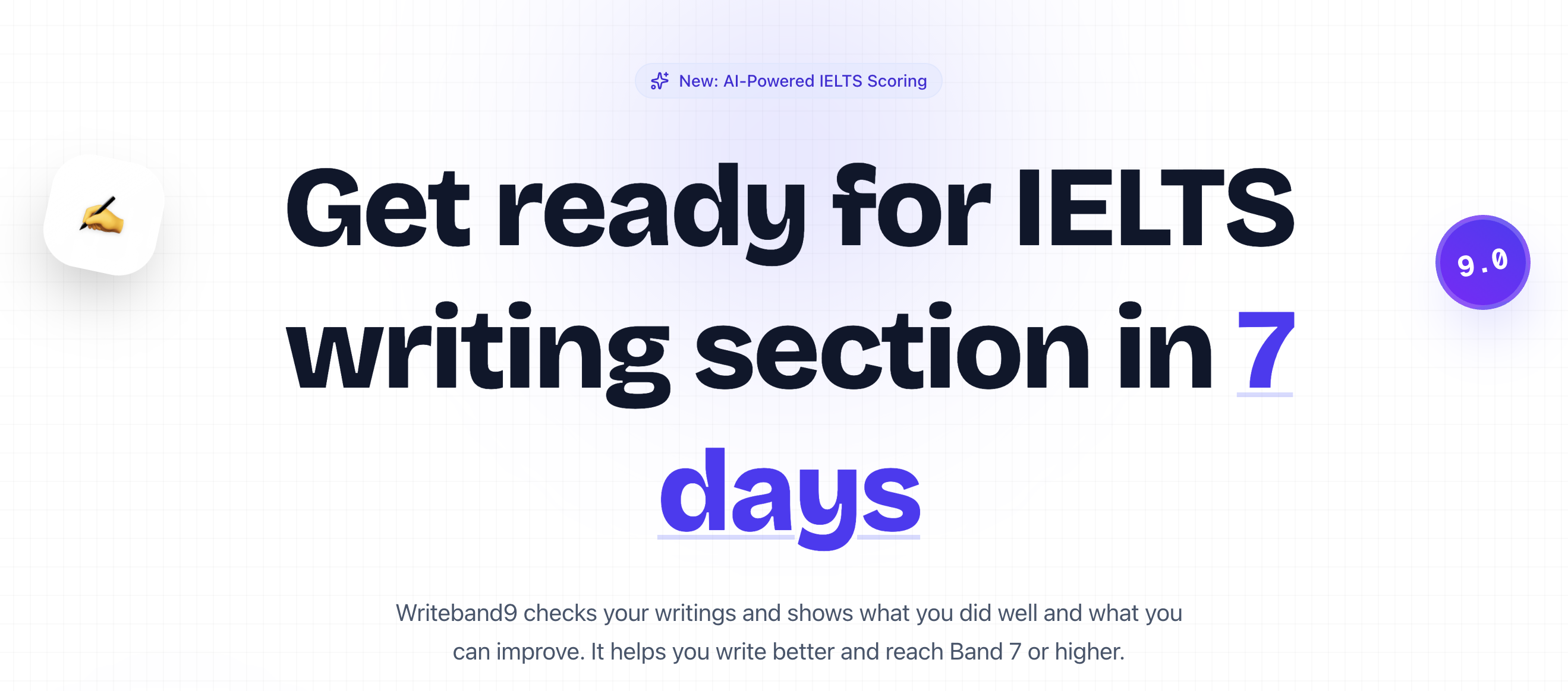 Check your IELTS essay online. - Main product screenshot demonstrating key features and user interface