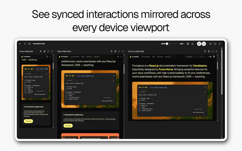 Responsive Simulator screenshot 2
