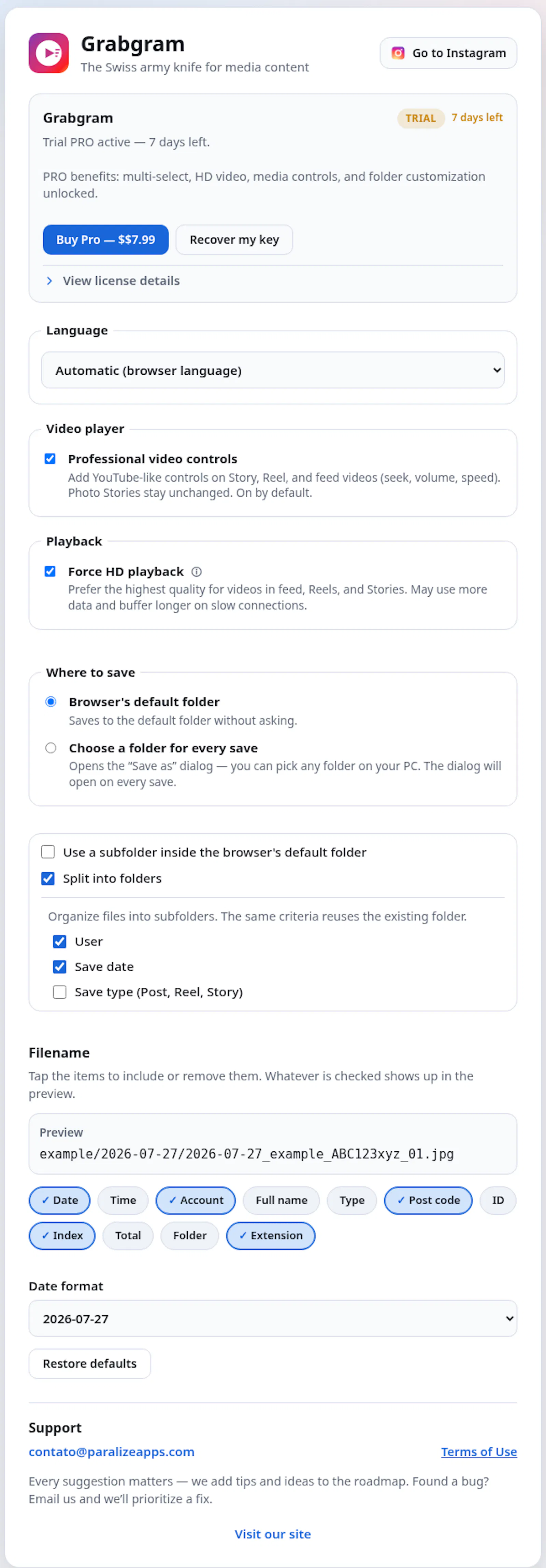 Grabgram screenshot 5