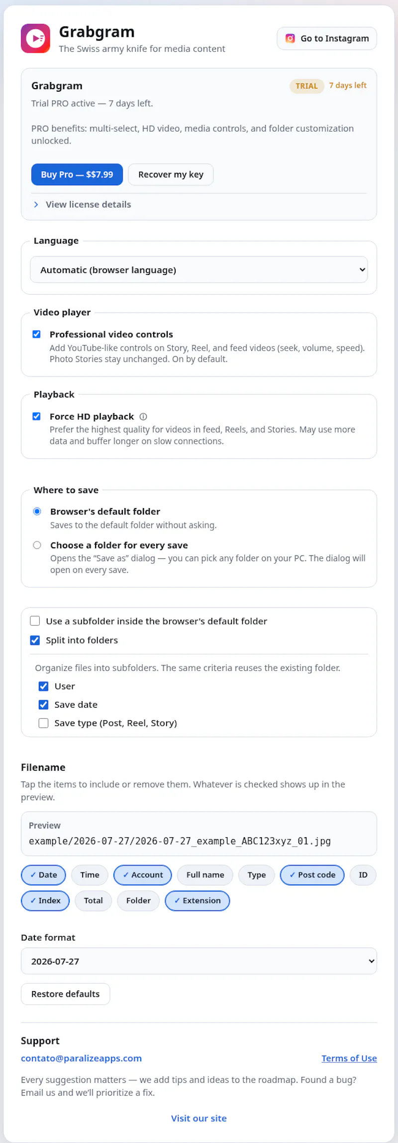 Grabgram screenshot 5