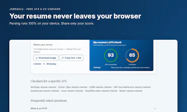 JobPaglu - ATS resume checker gallery image