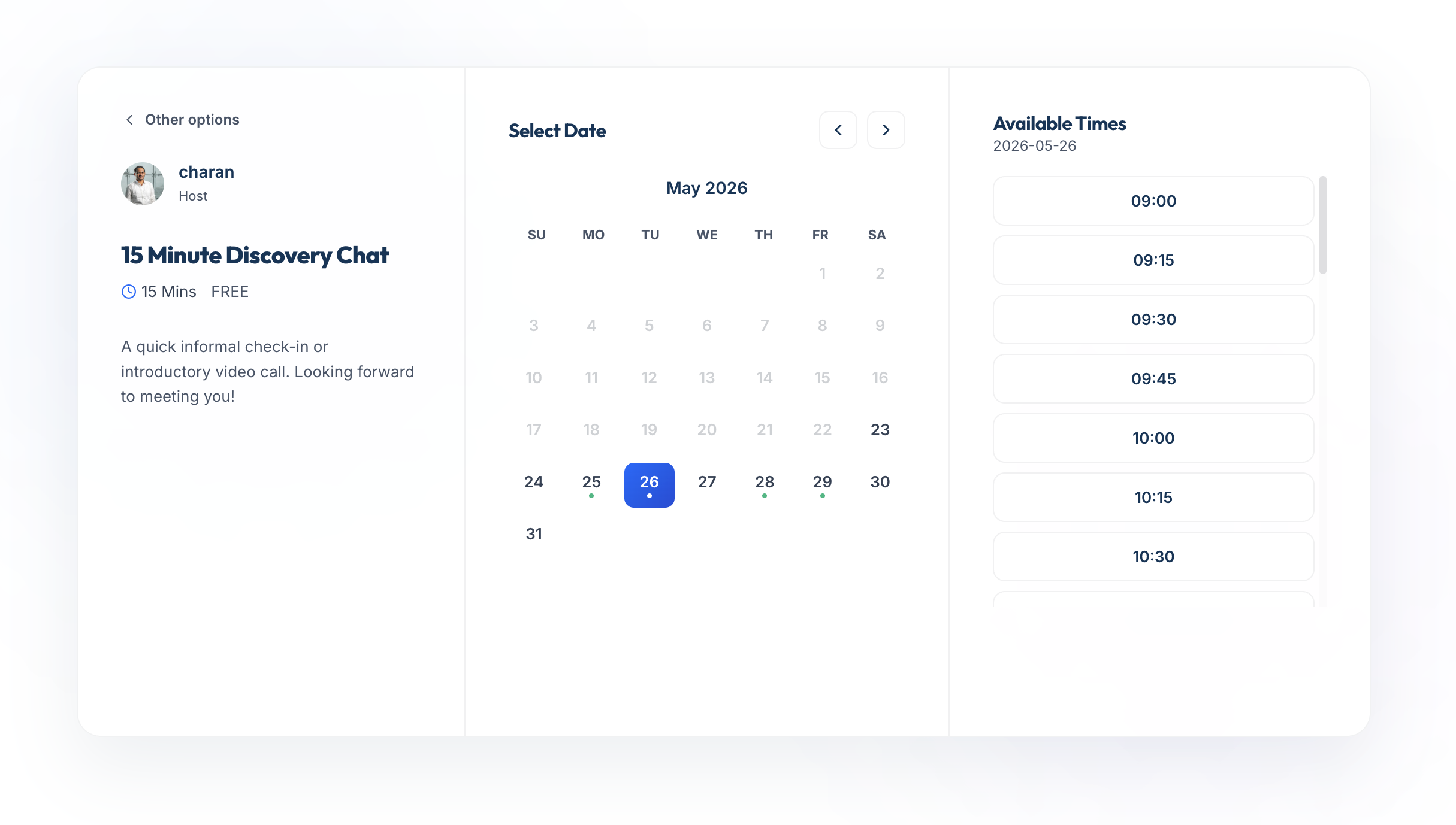 CalFlow Appointment Scheduling Link gallery image