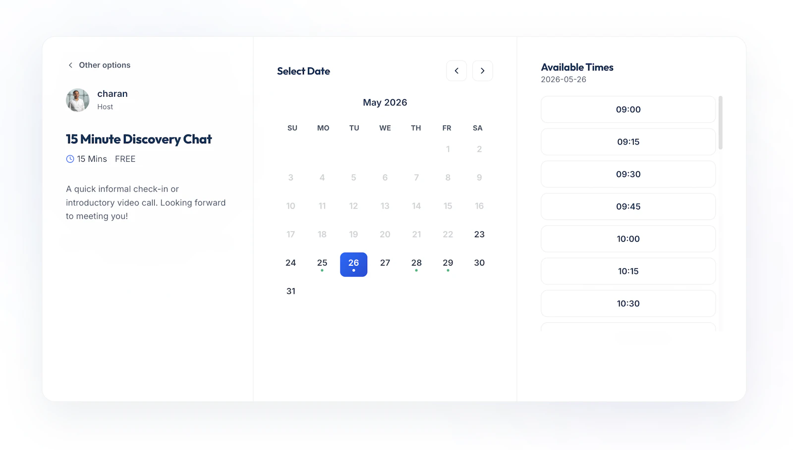 CalFlow Appointment Scheduling Link screenshot 3