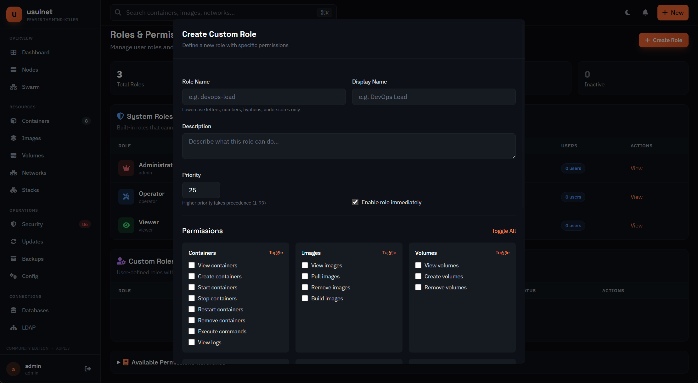 usulnet — DevOps & SysAdmins UI gallery image