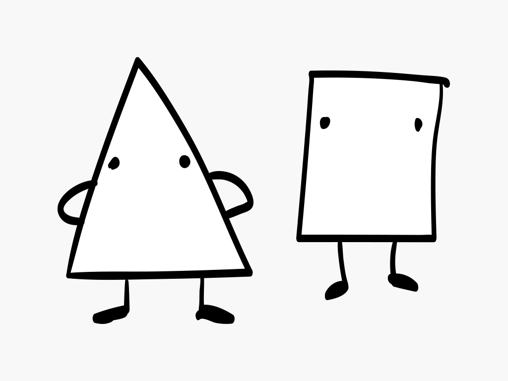 Triangle & Squares — Stickers for iMessage