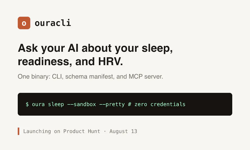 ouracli screenshot 1