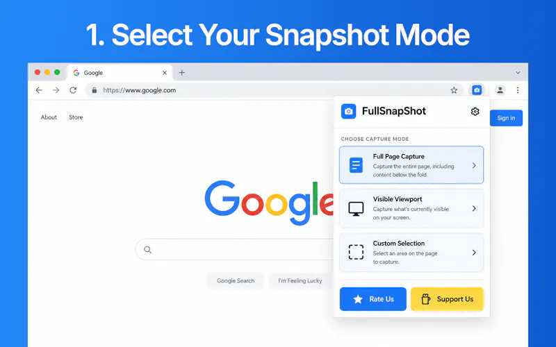 FullSnapShot screenshot 1
