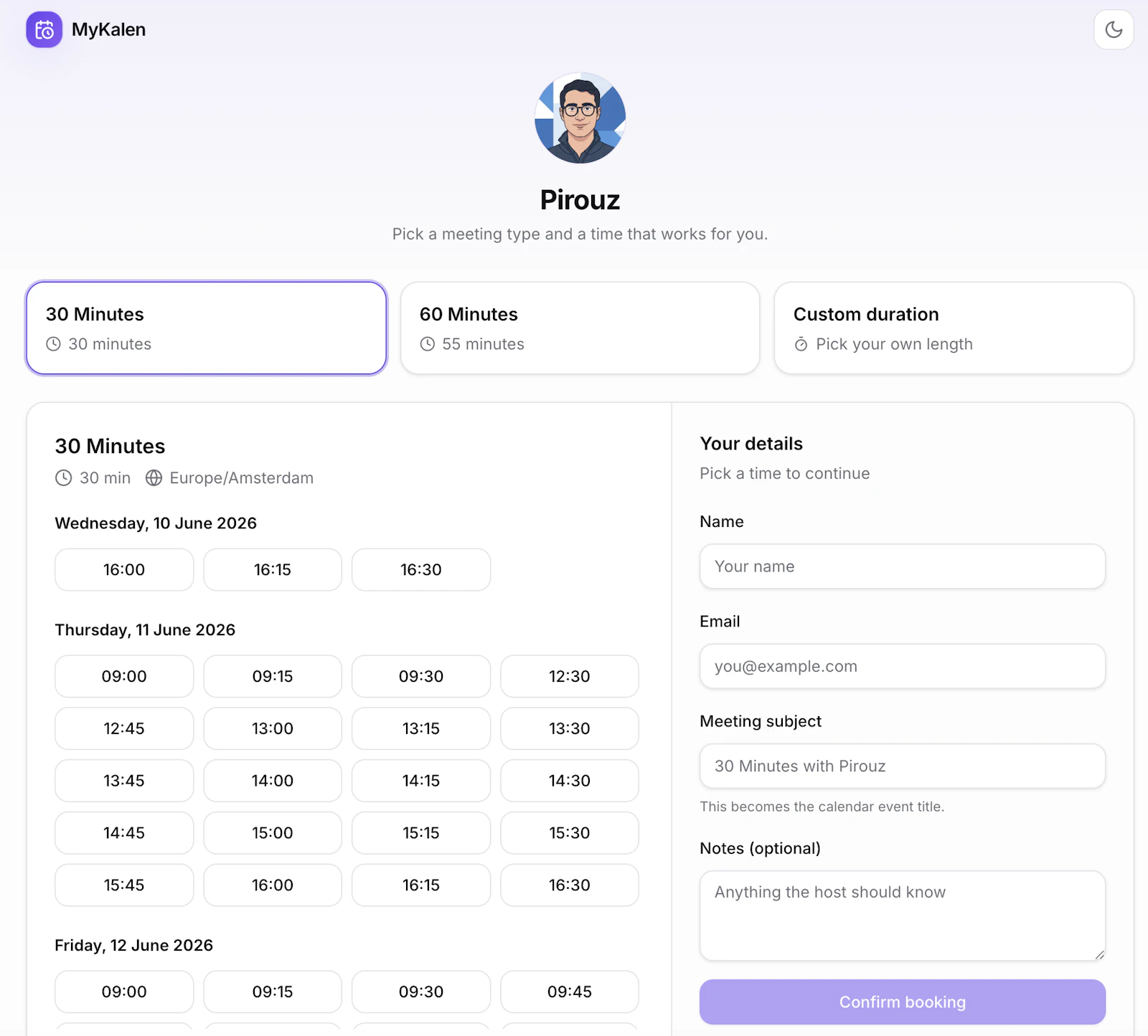 MyKalen screenshot 3