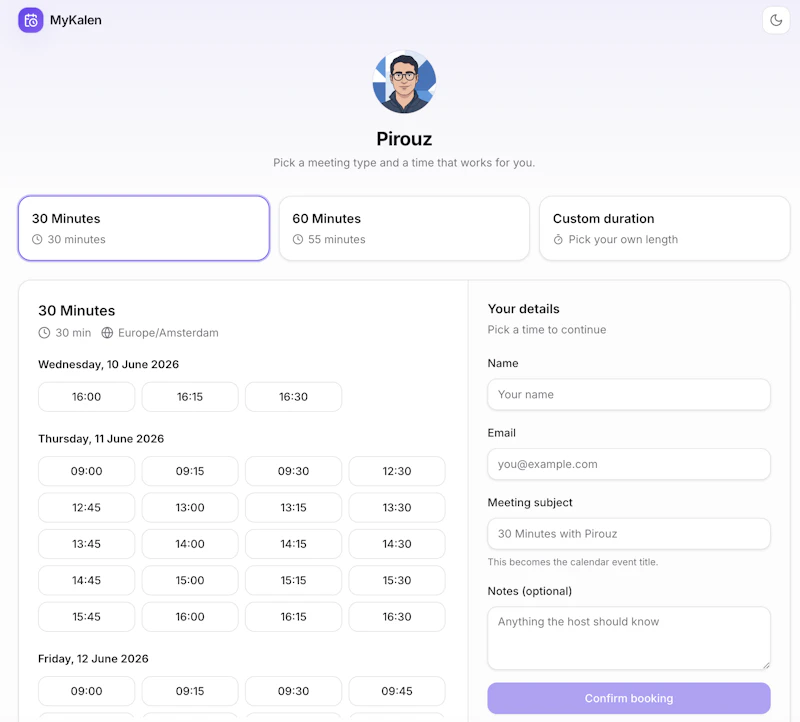 MyKalen screenshot 3