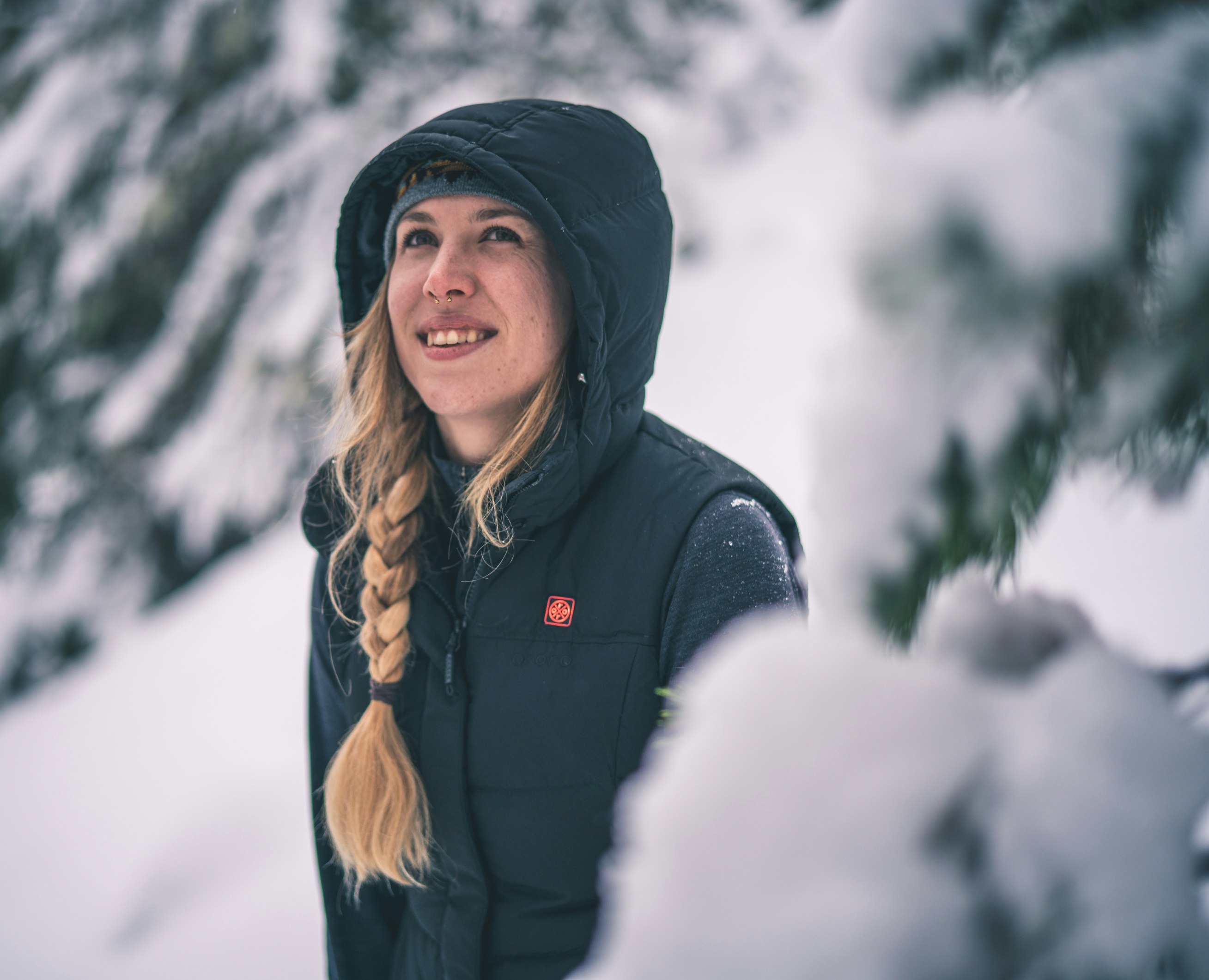 ORORO WOMEN HEATED DOWN VEST