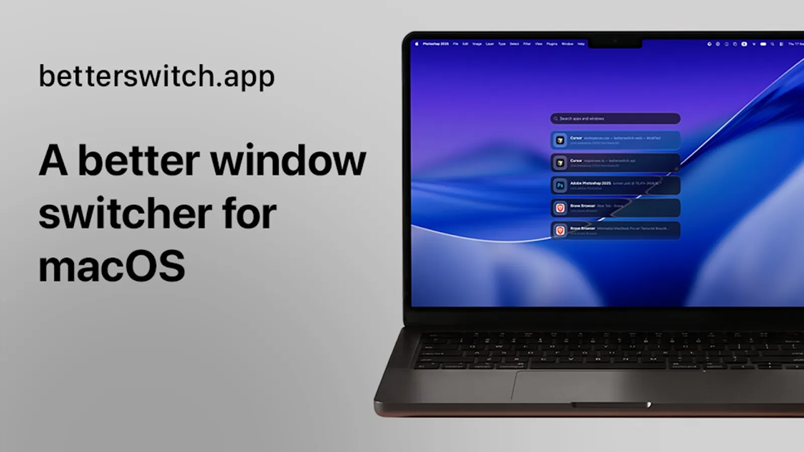 Betterswitch screenshot 1 (video preview)