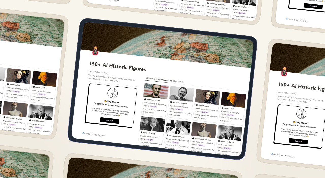 150 historische figuren snelle sjablonen - Chat en leer van de meest invloedrijke historische figuren media 4