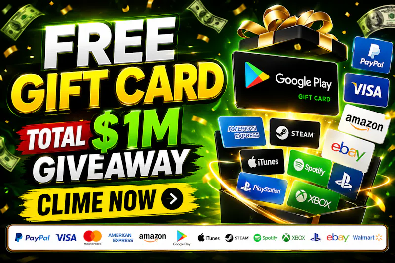  FREE GIFT CARD GIVEAWAY screenshot 3
